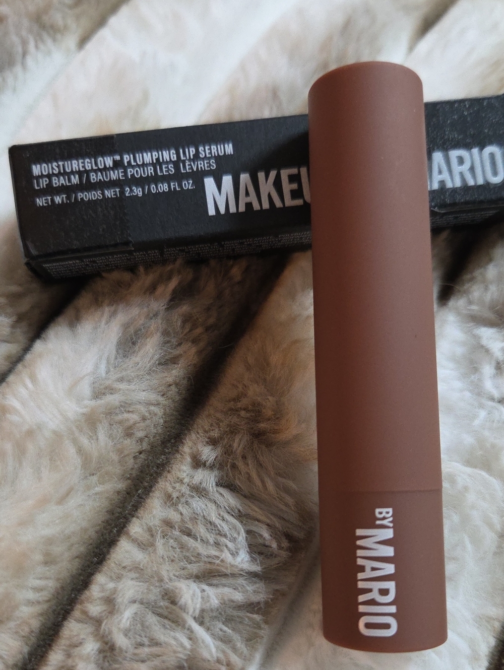 BY MARIO MoistureGlow Plumping Lip Serum in Brown Nude